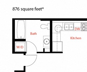 B-4 Floor Plan B-4 Floor Plan at Met Lofts, Los Angeles, CA